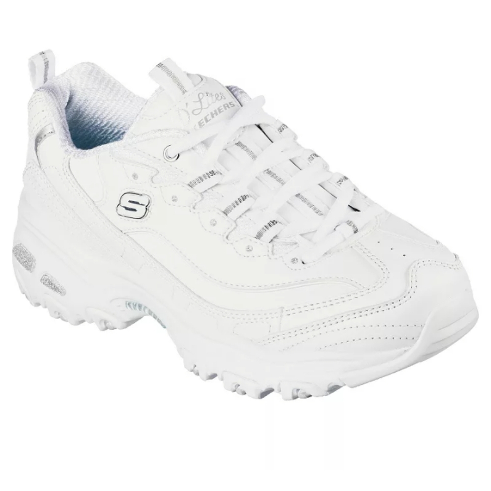 Skechers - D'Lites Fresh Start White Athletic Sneakers